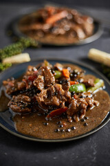 Stir Fried Pork with Black Pepper