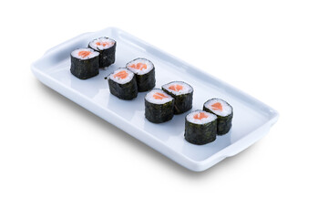 japanese food on white background