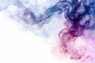 Fototapeta premium Watercolour smoke background with space for copy