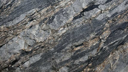Granite texture background. A close up of a rock wall with a black and white pattern