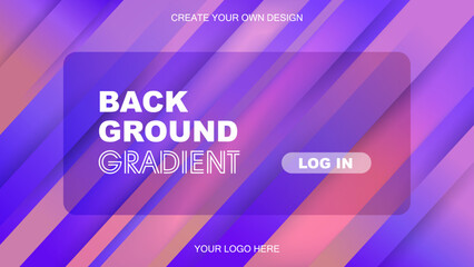 Abstract gradient background template