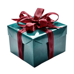 Obraz premium gift box isolated on transparent background cutout