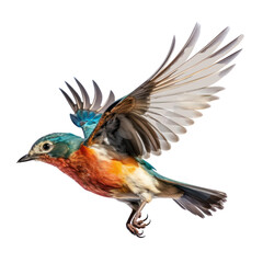 Fototapeta premium bird of paradise isolated on transparent background cutout