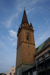 Fototapeta na wymiar Der Kirchturm in Radolfzell