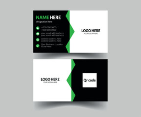 Business card template corporate simply design