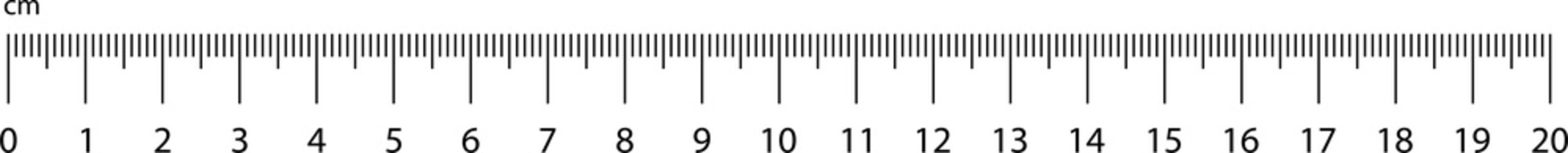 Metric ruler in png. Ruler icon. Cm ruler in png. Scale grid in line. Metric scale.