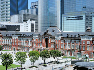 東京駅とその周辺の景観