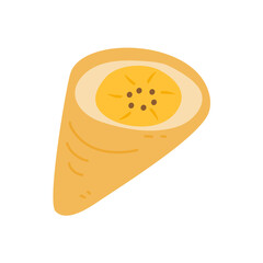 pisang molen or banana wrap food