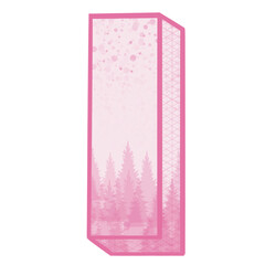 pink forest font.