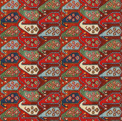 multi colour paisly work embrodary effect abstract texture pattern