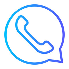 phone gradient icon