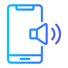 sound gradient icon