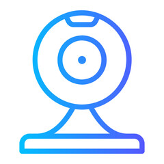 webcam gradient icon