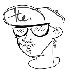 Shades of Charisma: The Handsome Man in Sunglasses