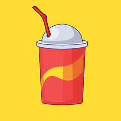 illustration of a cup of soda