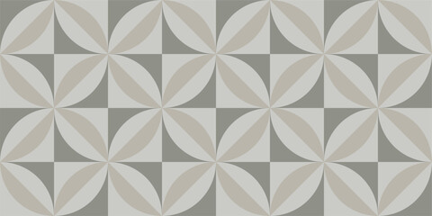 Fototapeta premium Vector seamless pattern. Modern stylish abstract texture. Repeating geometric tiles from striped elements.