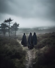 Shakespeare Macbeth the three witches.