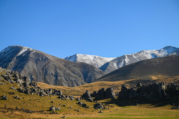 Kura Tawhiti Conservation Area in Castle Hill, New Zealand