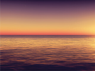 Obraz premium sunset over the sea