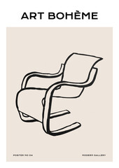 Boheme Modern Art Posters