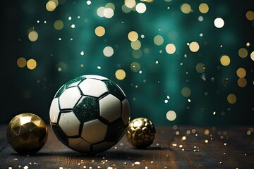 Fototapeta premium Football Background, Generative AI