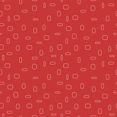 Simple red seamless pattern fabric print