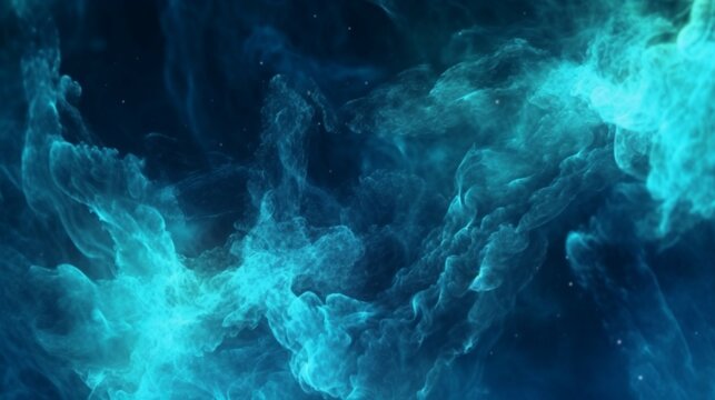 Shiny smoke.Glitter fluid.Ink water. Magic mist.Generative AI © sudipdesign