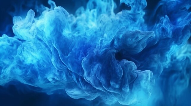 Shiny smoke.Glitter fluid.Ink water. Magic mist.Generative AI © sudipdesign