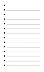 To do list illustration with dots and lines. Stationery. Planning list. 