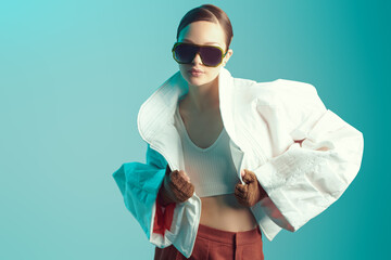 beautiful fashion model