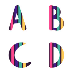 Alphabet A-D