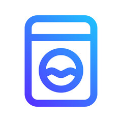 laundry service gradient icon