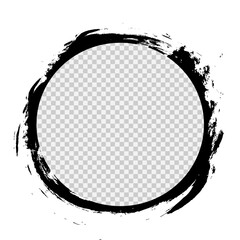 grunge black  frame dirty texture circle border