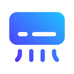 air condition gradient icon