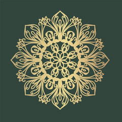 Luxury ornamental mandala design background