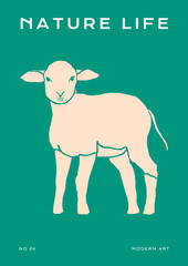 Modern Art Boho style posters