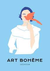 Modern Art Boho style posters