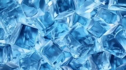 Illustration of a of ice cubes