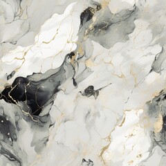 Marble abstract pattern with veins useful as background or texture. Generative AI