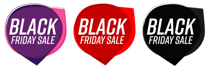 Black Friday Sale, banner design template, discount tag, final season offer, promo poster for shops and online stores, vector illustration
