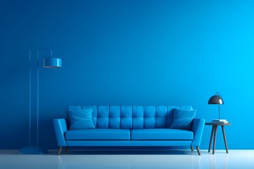 modern living room with sofa