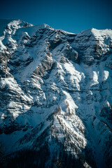 glacier in the mountains