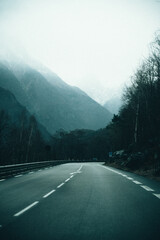 road in mountains