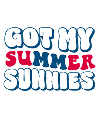 Retro Summer SVG Bundle, Summer Svg, Beach Svg, Summertime svg, Funny Beach Quotes Svg, Summer Quotes Svg, Svg files for cricut, Silhouette