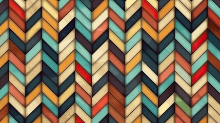 Retro Herringbone Pattern Vintage Background, Evoking Classic Design and Timeless Aesthetics, Ideal for Vintage Decor and Graphic Design Concept