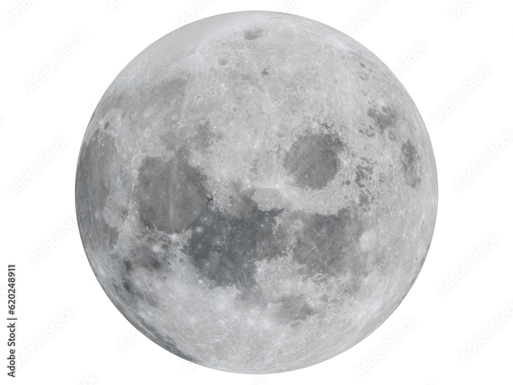Wall mural beautiful moon that shines in the night.
