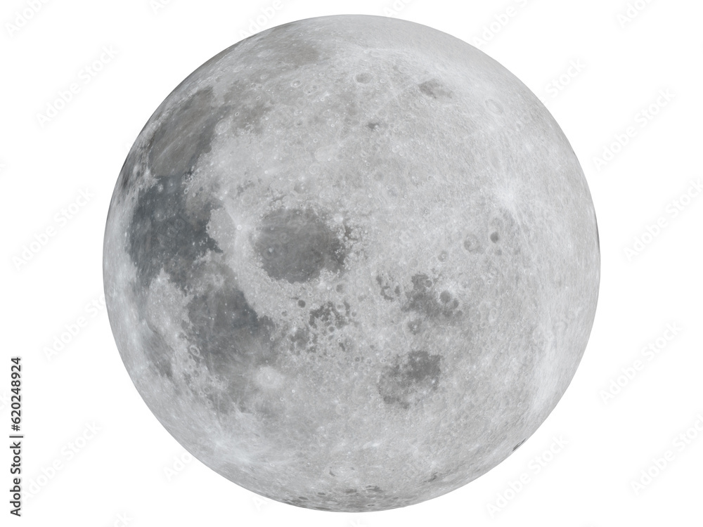 Wall mural full moon showing the details of astronomical northern