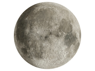 The Moon Closeup Showing Details Surface and Texture	