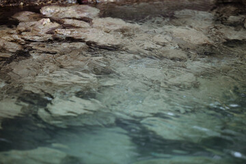 water flowing in the river