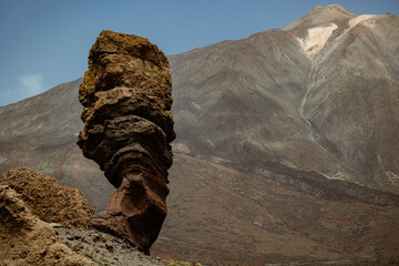 Volcano National park el Teide, Tenerife. Roque Cinchado